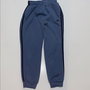 Adidas Dusty Blue Three Striped Sweatpants Men's M Drawstring  Jogger